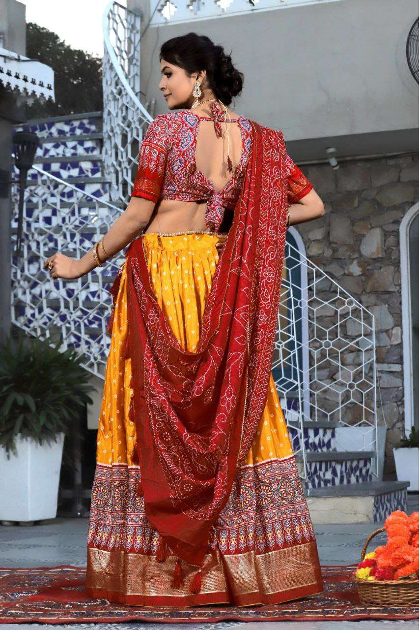 Women's Traditional Bandhani Ghagra Choli with Dupatta ? Navratri & Festive Wear - Image 23