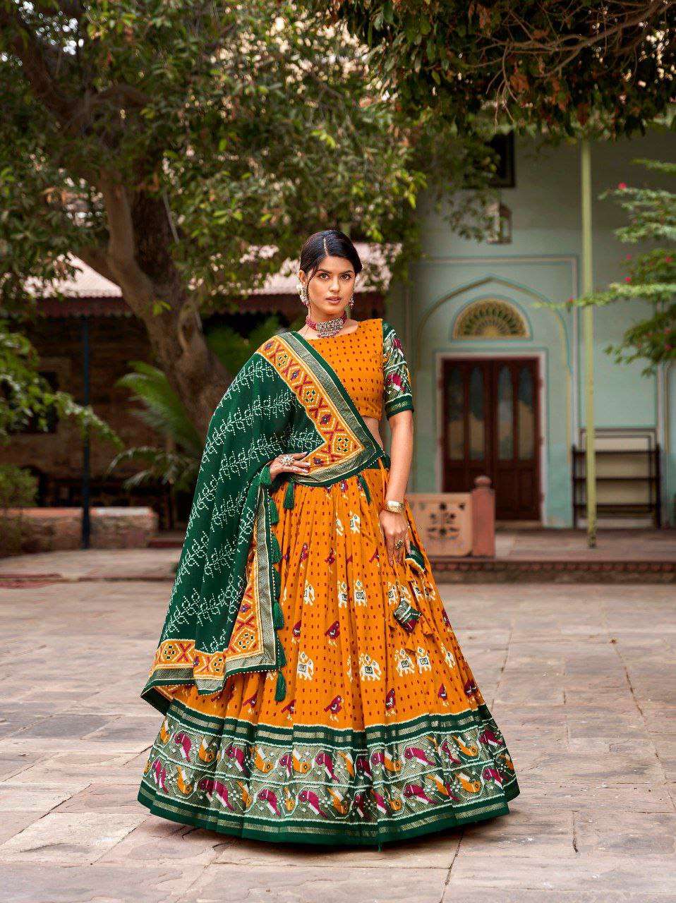 Women's Traditional Printed Lehenga Choli Set with Bandhani Dupatta ? Festive & Navratri Wear - Image 3
